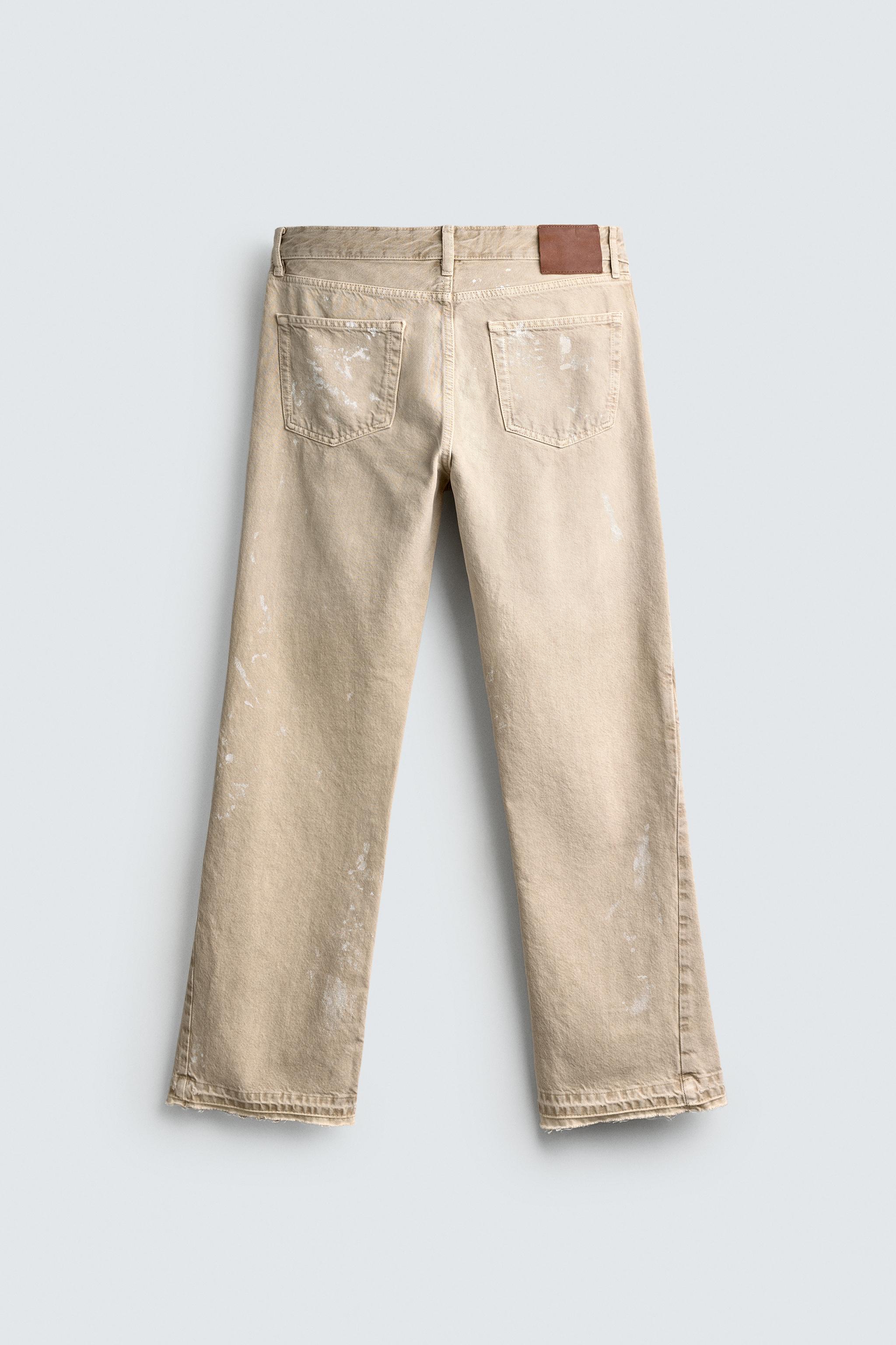 JEAN FLARE FIT EFFET ÉCLABOUSSURES
